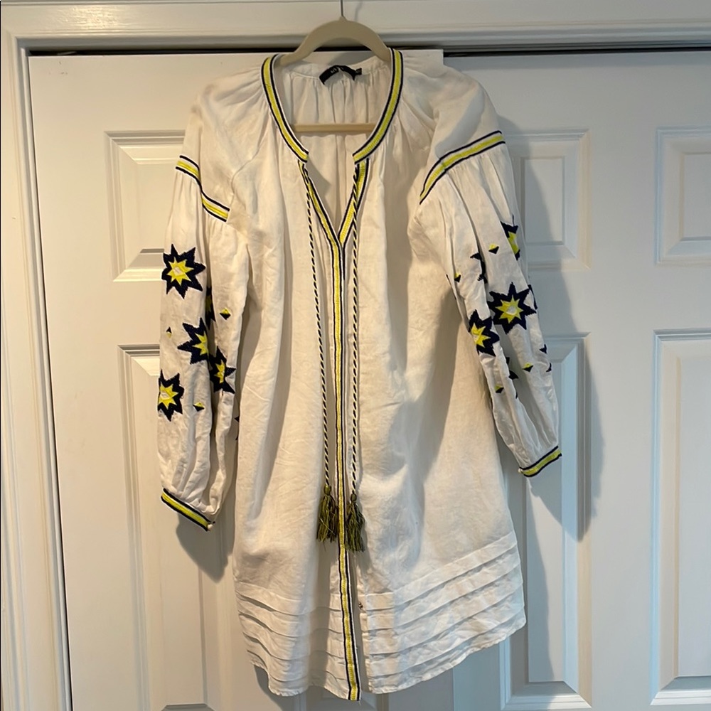 Embroidered Cover Up Dress